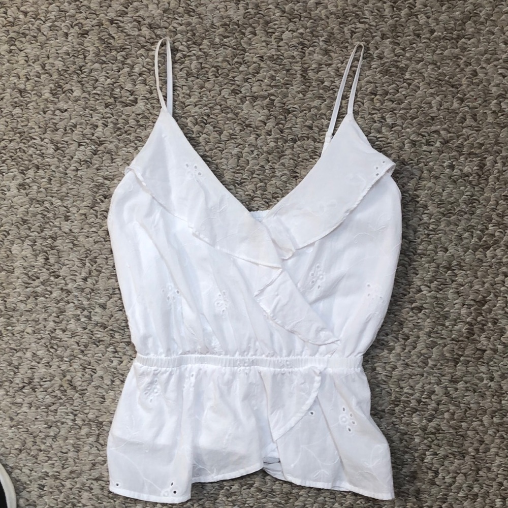 White Express tank top